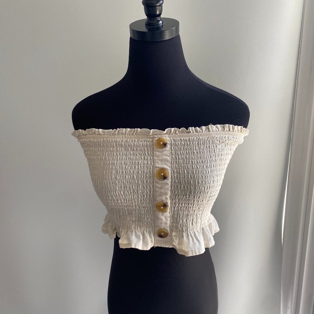 Strapless urban outfitters size medium top